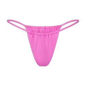 NWT Skims Signature Swim String Bikini Bottom in Neon Orchid Size XS